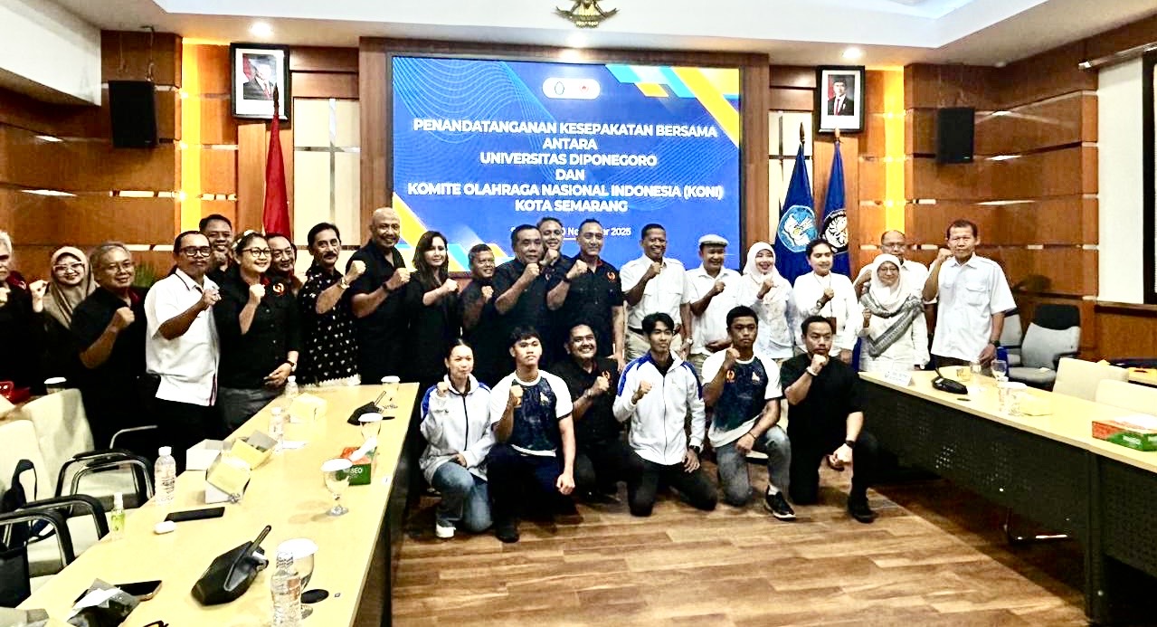 Undip dan KONI Semarang Sepakat Bangun Ekosistem Olahraga Modern