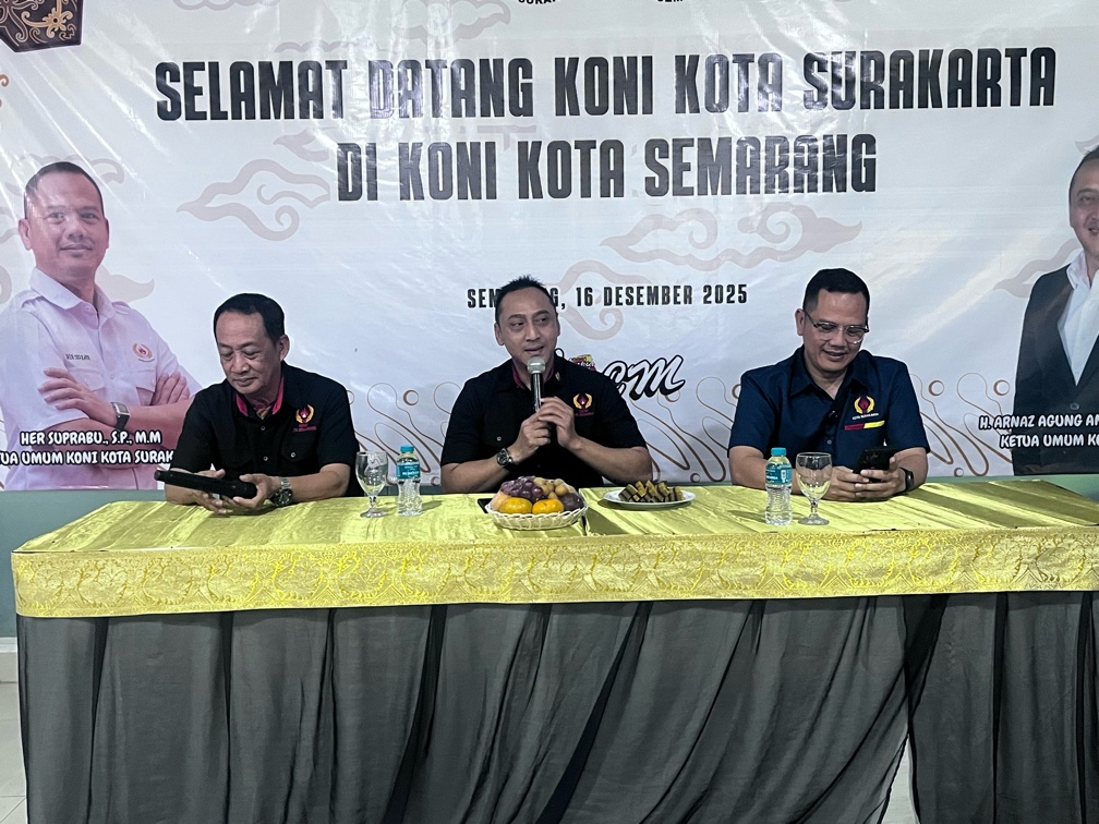 KONI Surakarta Belajar Tata Kelola Organisasi dan Prestasi ke KONI Semarang